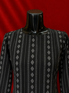 Black Cotton Khadi Kurta