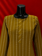 Olive Cotton Khadi Kurta