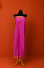 Pink South Cotton Embroidered 3pc Dress Material