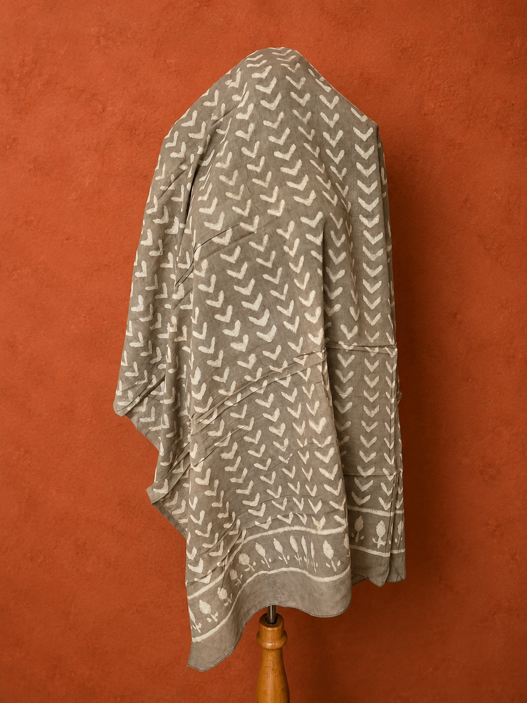 Kashish Dabu Hand Block Print Cotton Dupatta