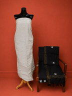 Grey South Cotton Embroidered 3Pc Dress Material