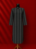 Black Cotton Khadi Kurta