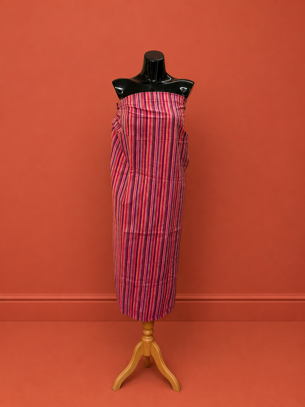Pink South Cotton Embroidered 3 Pc Dress Material