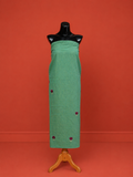 Green South Cotton Embroidered 3 Pc Dress Material