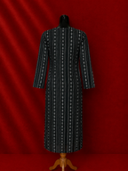 Black Cotton Khadi Kurta