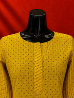 Yellow Cotton Khadi Kurta