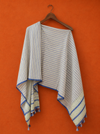 Stripes Cotton Block Print Stole