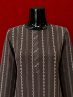 Grey Cotton Khadi Kurta