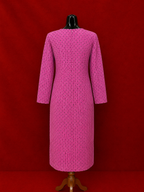Pink Cotton Khadi Kurta