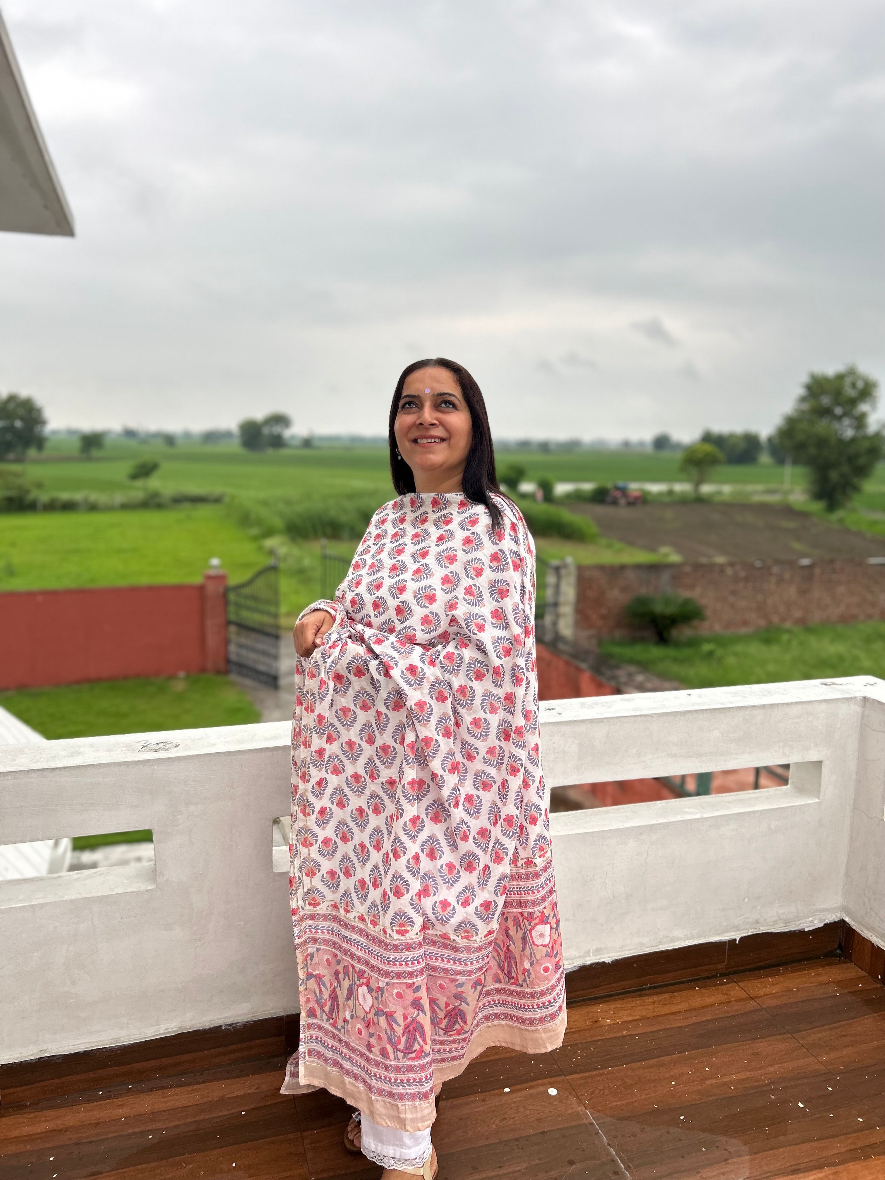 Multi Color Print Dupatta