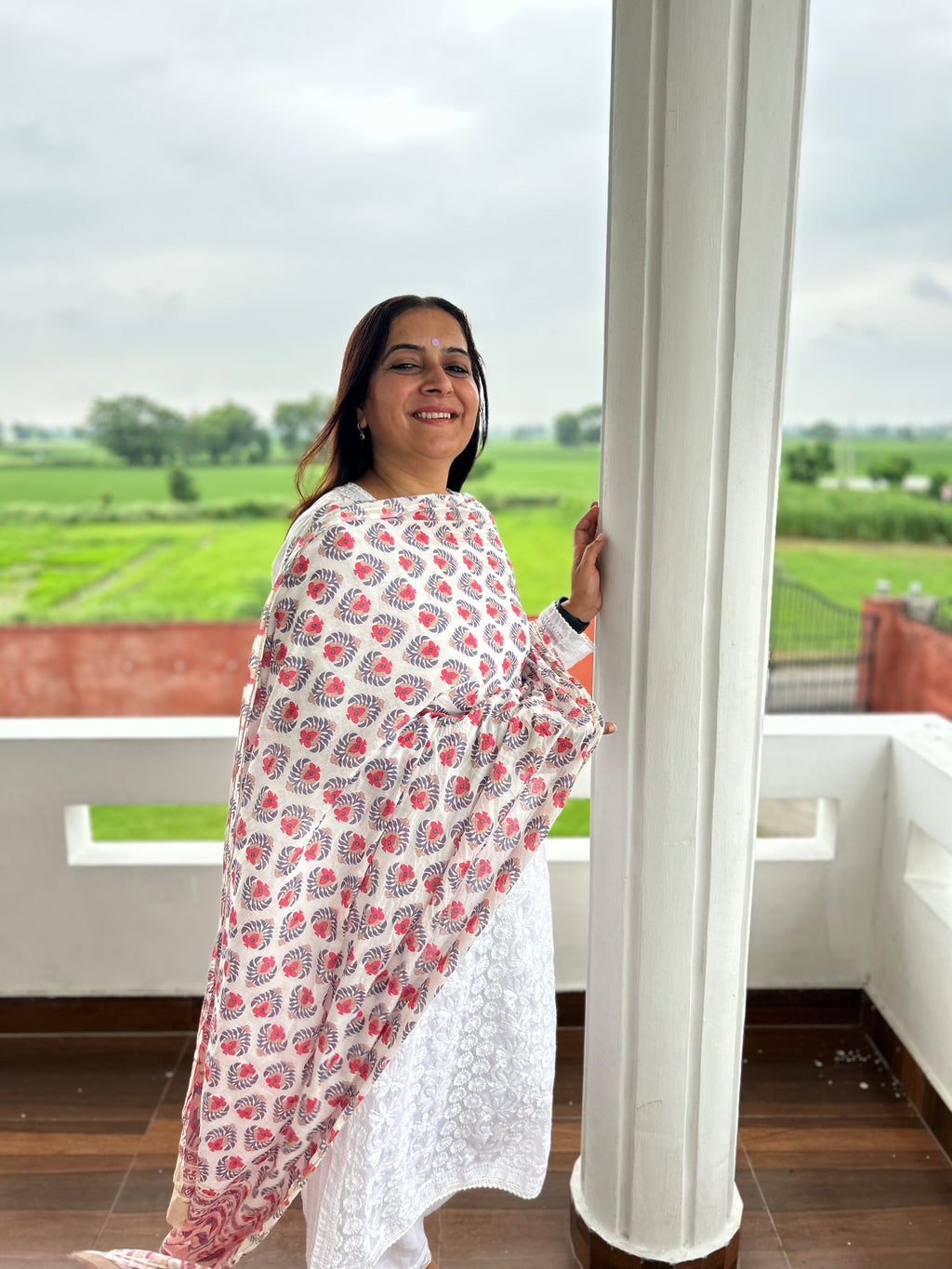 Multi Color Print Dupatta