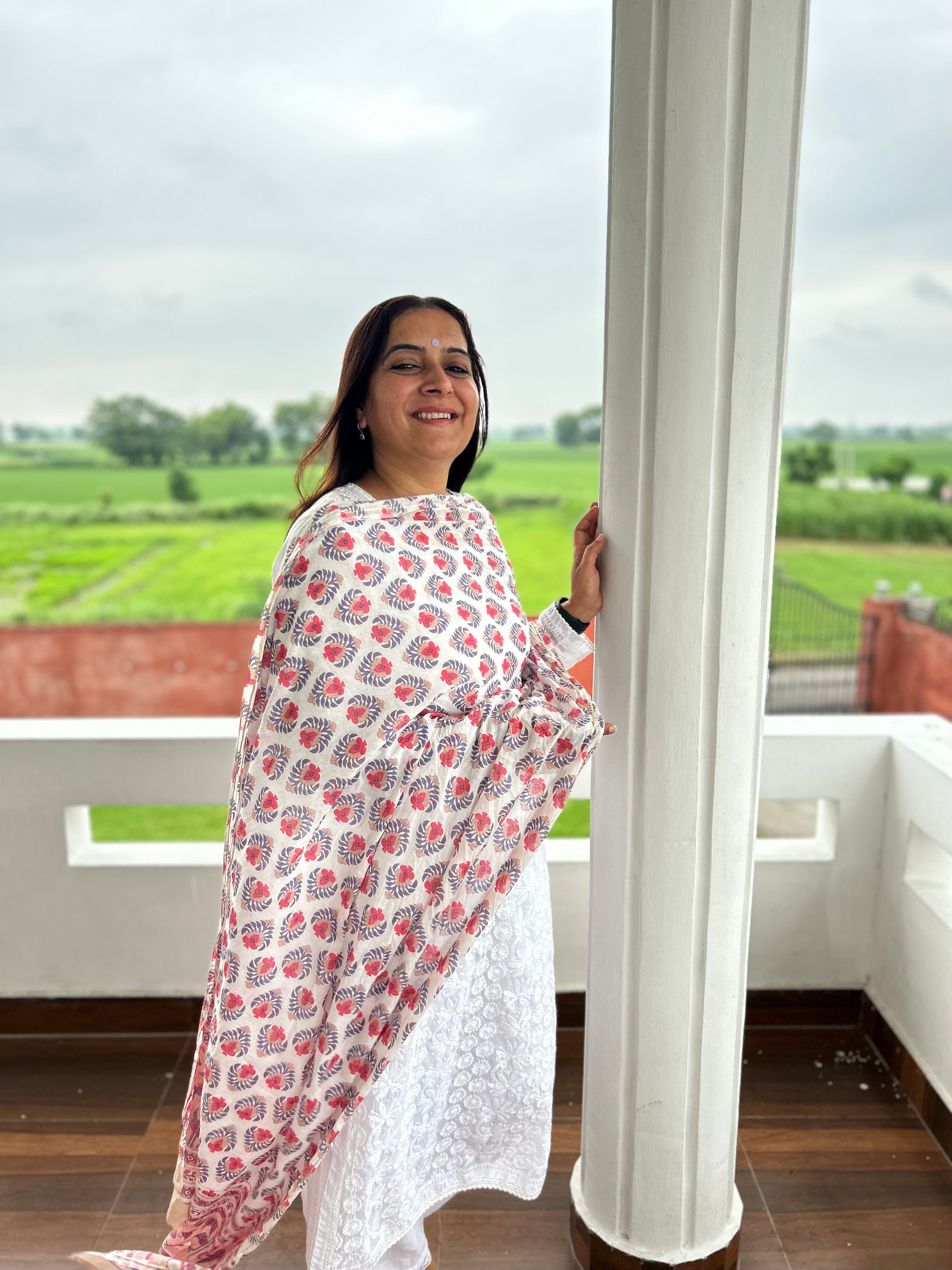 Multi Color Print Dupatta