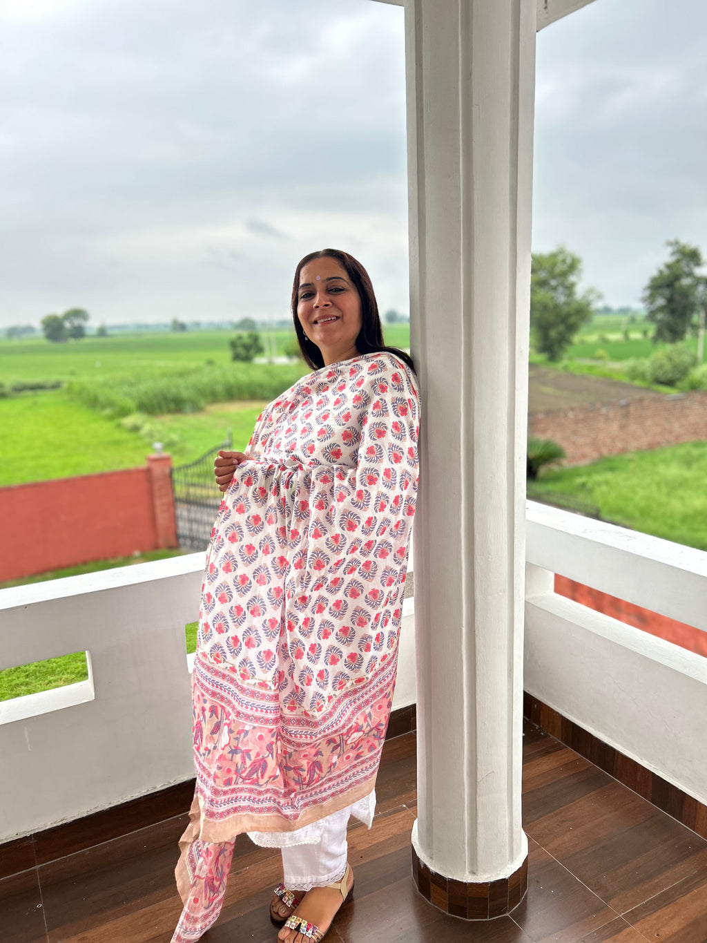 Multi Color Print Dupatta