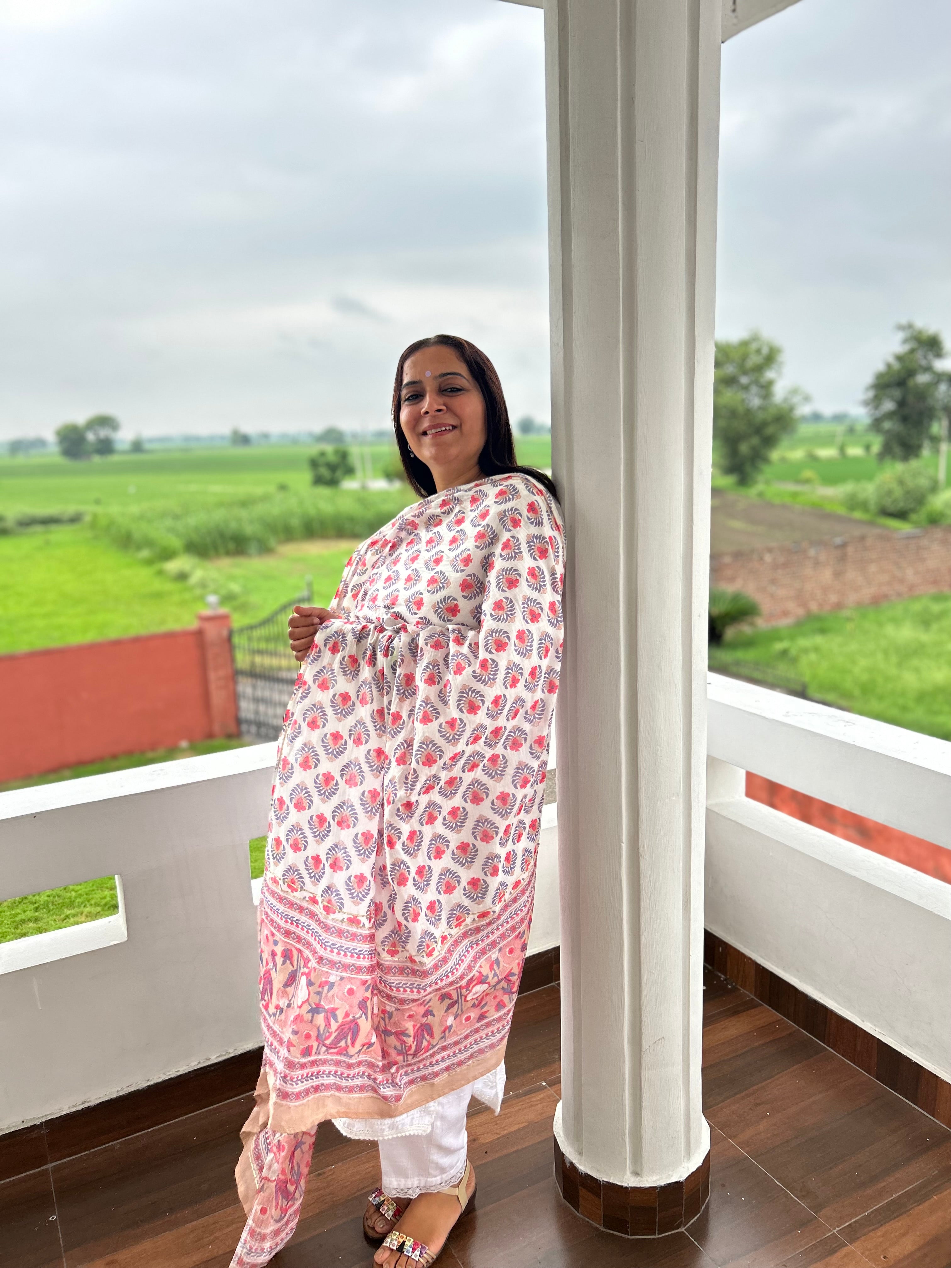 Multi Color Print Dupatta