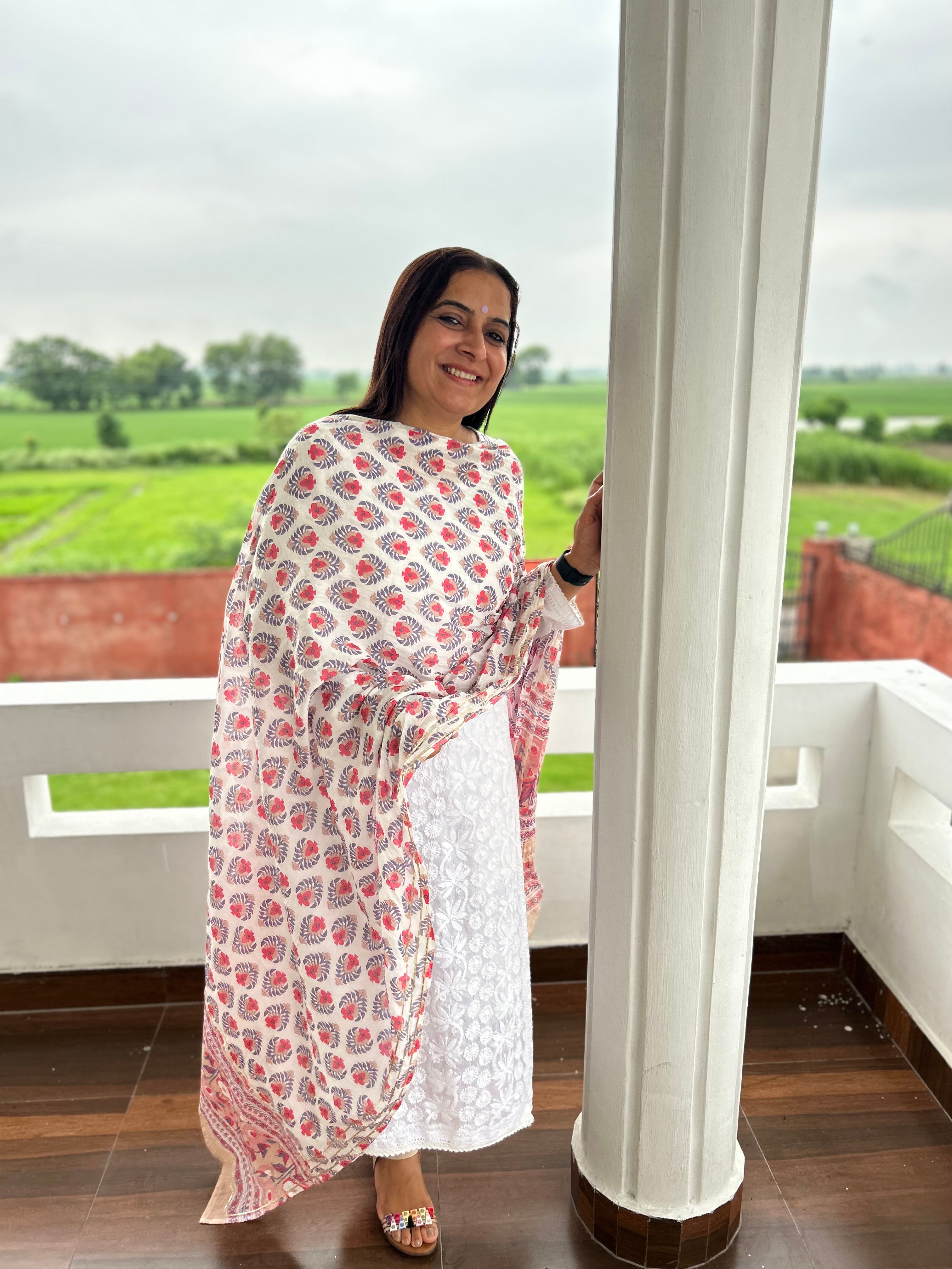 Multi Color Print Dupatta