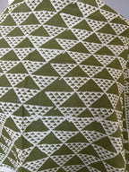 Green Dabu Print Stole