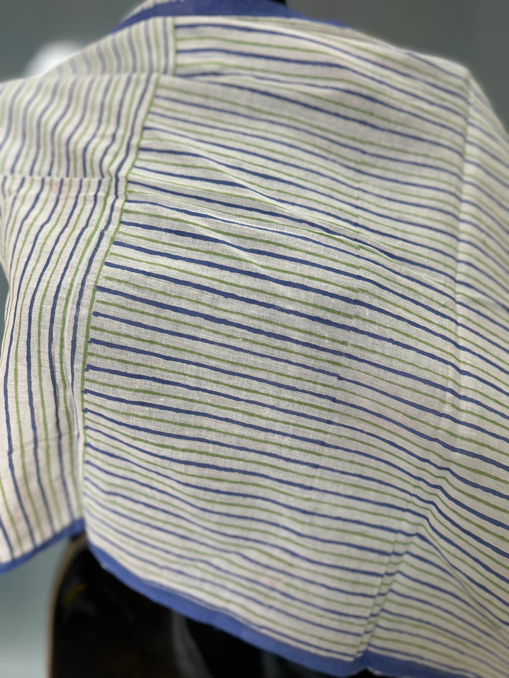 Stripes Cotton Block Print Stole
