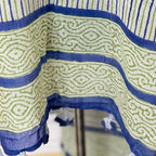 Stripes Cotton Block Print Stole