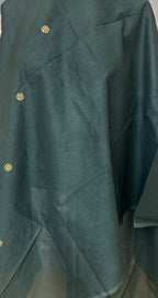 Green Cotton Chikankari Dupatta