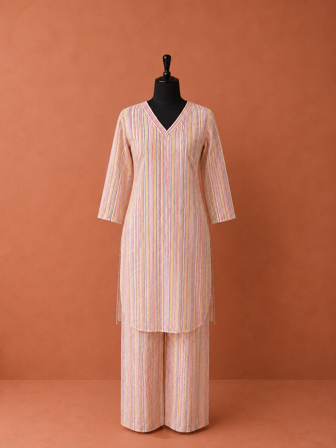Multi Color Cotton Printed Night Suit