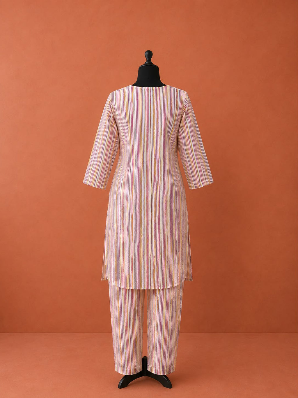 Multi Color Cotton Printed Night Suit