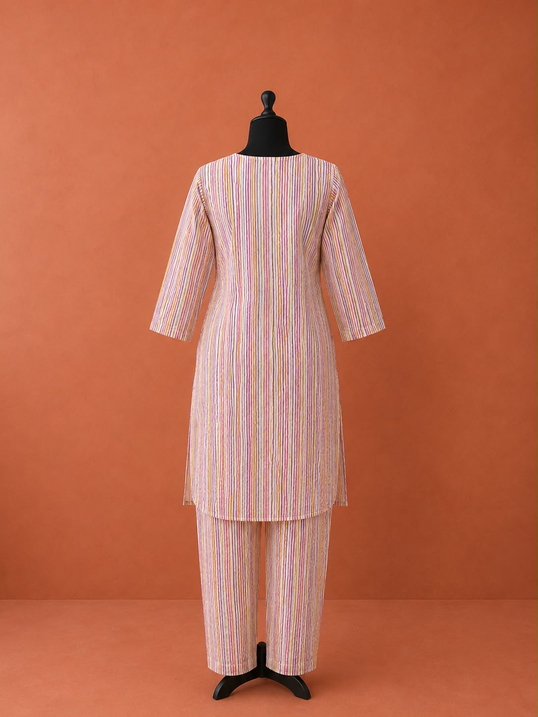 Multi Color Cotton Printed Night Suit