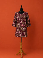 Multicolor Cotton Printed Short Kurti
