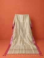 Beige  Kota Doria Embroidered 2 Pc Dress Material